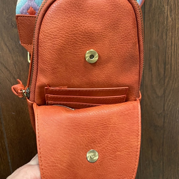 Anthropologie Urban Originals Leather Backpack Sling Belt Bag Purse. - Picture 9 of 11